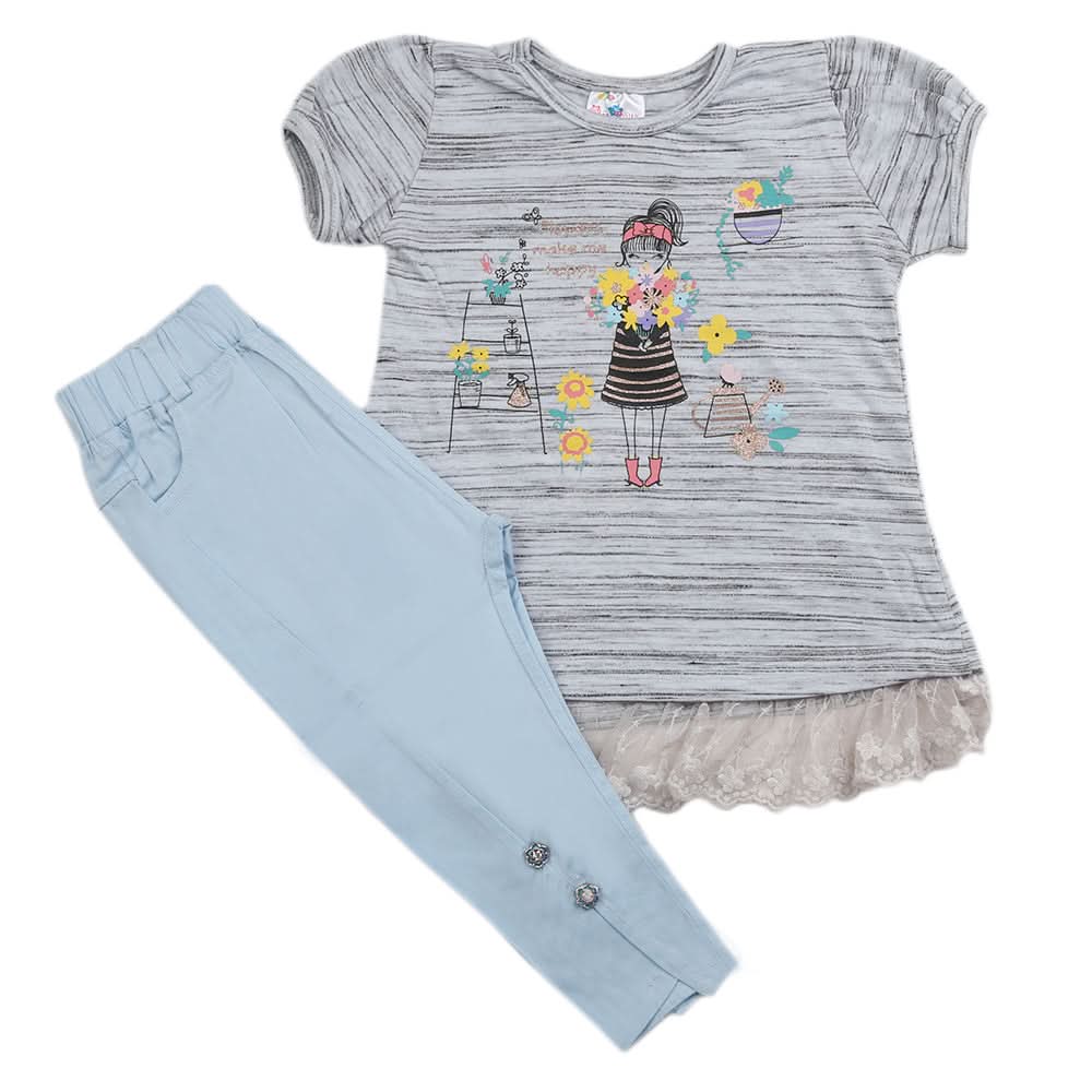 Girls Tights Suits - Blue, Kids, Girls Sets And Suits, Chase Value, Chase Value