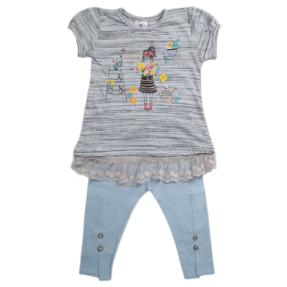 Girls Tights Suits - Blue, Kids, Girls Sets And Suits, Chase Value, Chase Value