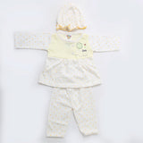 Newborn Girls Full Sleeves Suit - Yellow, Kids, NB Girls Sets And Suits, Chase Value, Chase Value
