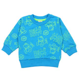 Newborn Girls Full Sleeves T-shirt - Blue, Newborn Girls T-Shirts, Chase Value, Chase Value