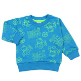 Newborn Girls Full Sleeves T-shirt - Blue, Newborn Girls T-Shirts, Chase Value, Chase Value
