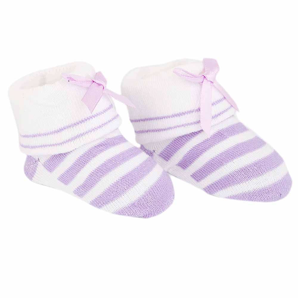 Newborn Booties - Purple, Kids, NB Shoes And Socks, Chase Value, Chase Value