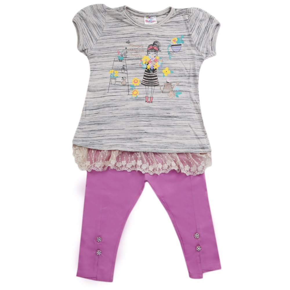 Girls Trouser Suit - Purple, Kids, Girls Sets And Suits, Chase Value, Chase Value