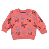 Newborn Girls Full Sleeves T-shirt - Tea Pink, Newborn Girls T-Shirts, Chase Value, Chase Value