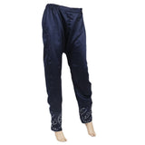 Women's Silk Embroidered Trouser - N - Blue, Women, Pants & Tights, Chase Value, Chase Value