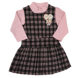 Girls 2Pc Frock M03-1 - Tea Pink, Kids, Girls Frocks, Chase Value, Chase Value