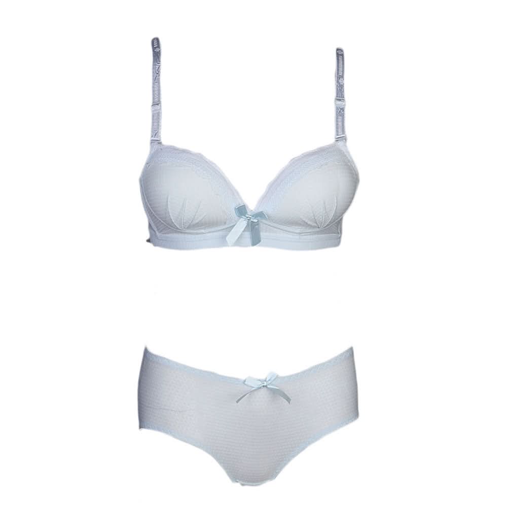 Women's Foam Bra & Panty Set - Blue, Women, Bra And Panty Sets, Chase Value, Chase Value