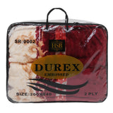 Double Bed Blanket Durex 2 Ply - Dark Purple, Home & Lifestyle, Blanket, Durex, Chase Value