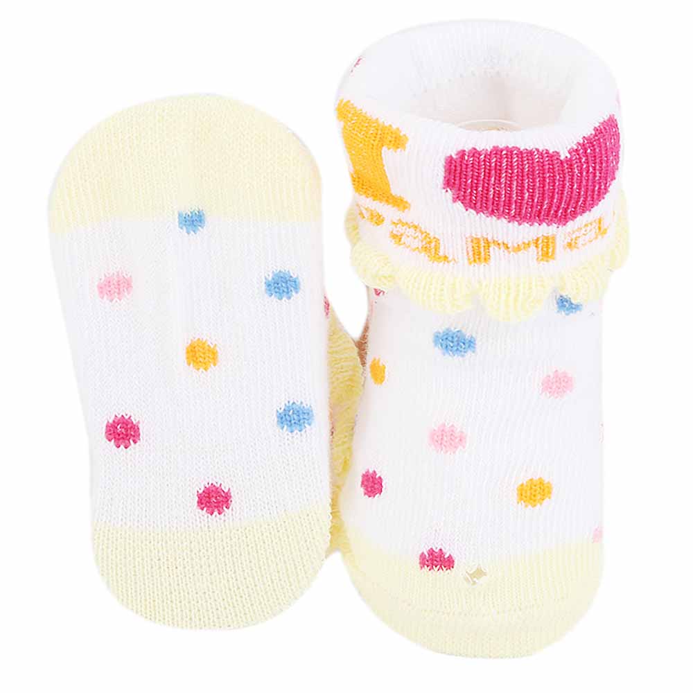 Newborn Booties - Yellow, Kids, NB Shoes And Socks, Chase Value, Chase Value