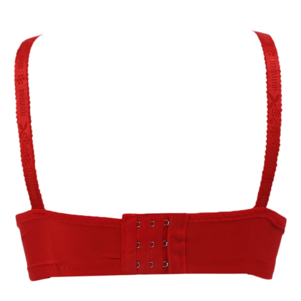 Women's Foam Bra - Red, Women Bras, Chase Value, Chase Value