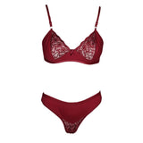 Women's Panty & Bra Set - Maroon, Women, Bra And Panty Sets, Chase Value, Chase Value