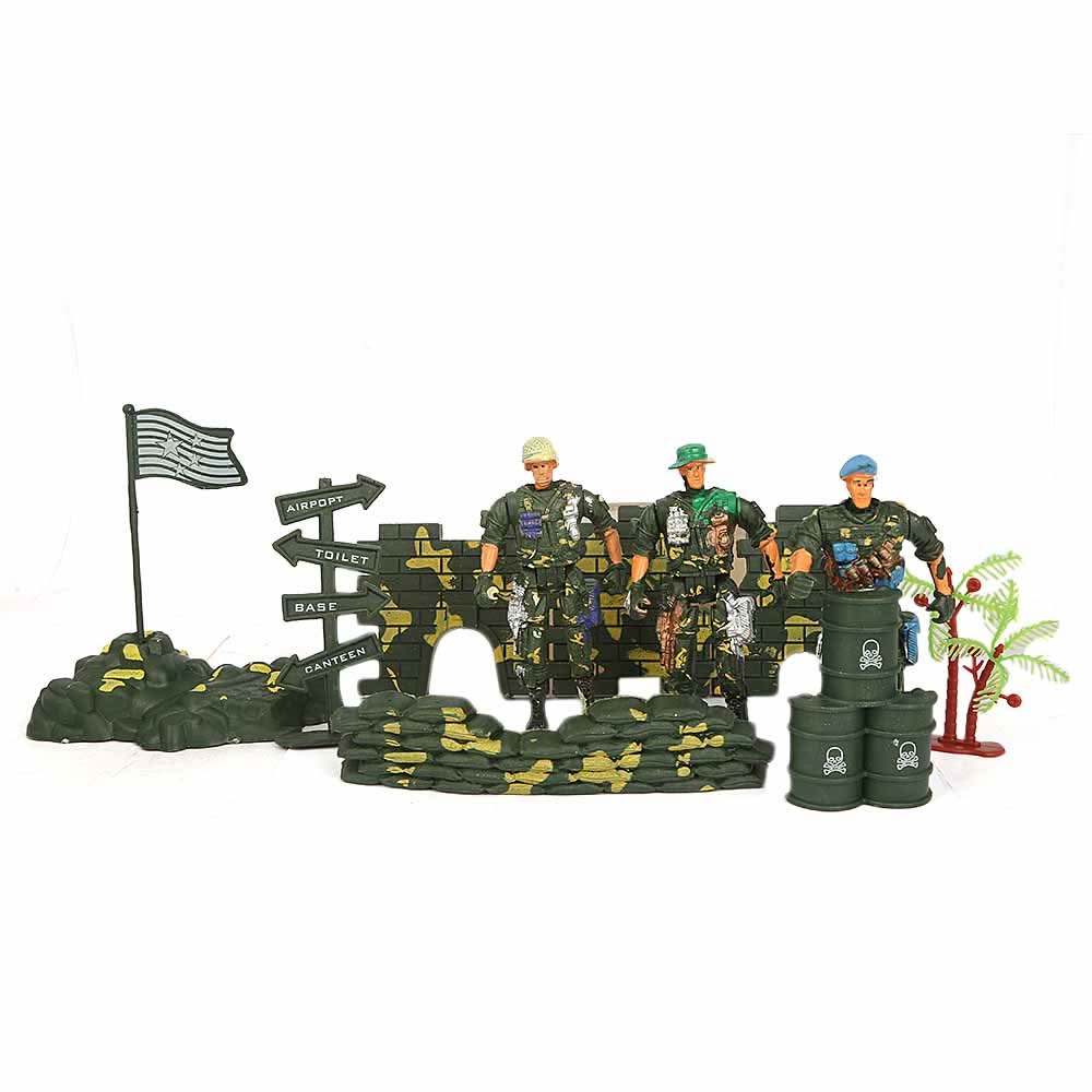 Warfare Military Set - Dark Green, Kids, Action Figures, Chase Value, Chase Value