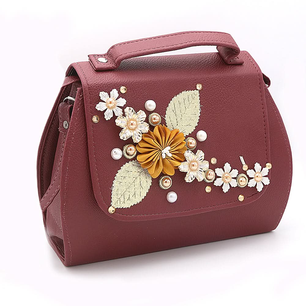 Women's Shoulder Bag 1988 - Maroon, Women, Bags, Chase Value, Chase Value