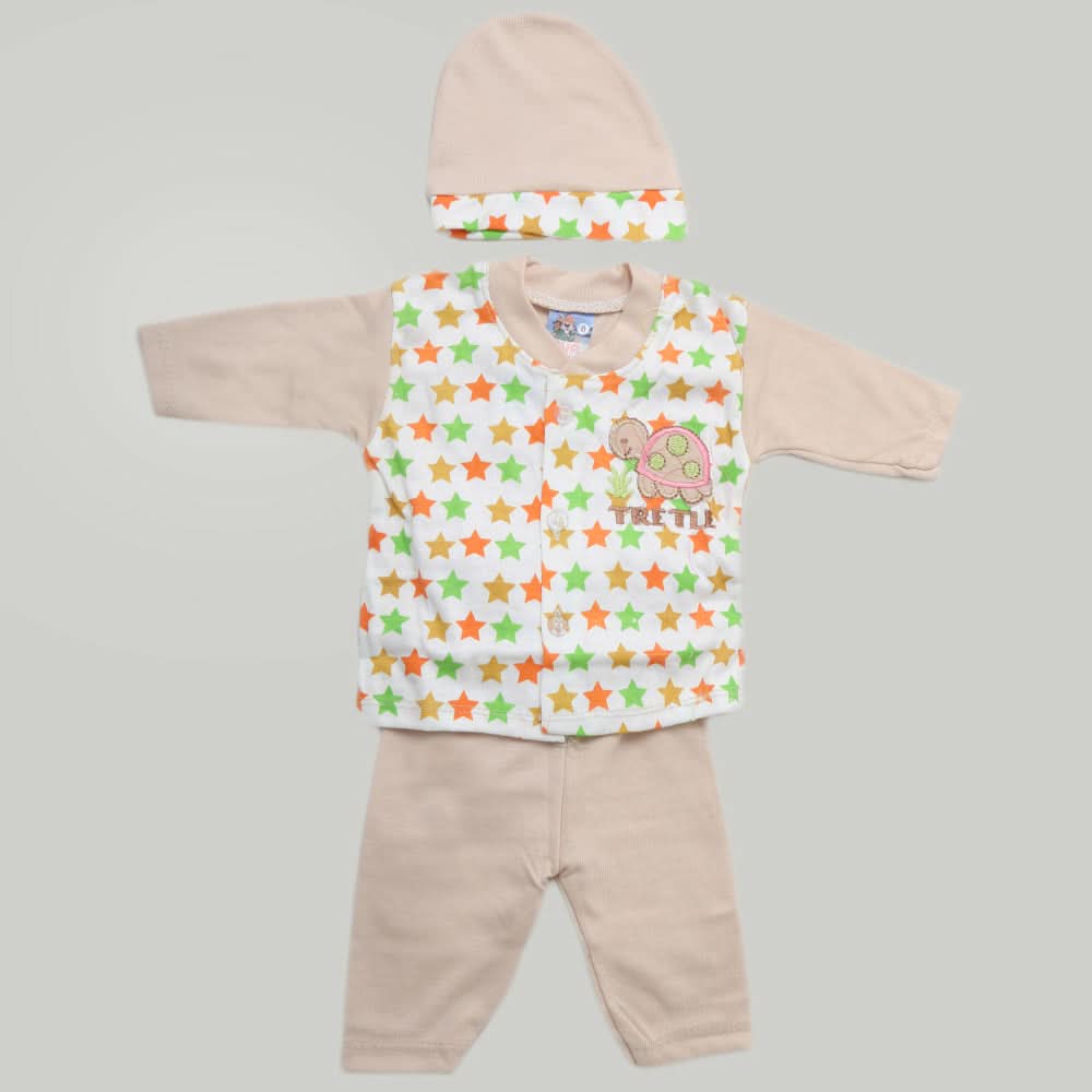 Newborn Boys Full Sleeves Suit - Beige, Kids, NB Boys Sets And Suits, Chase Value, Chase Value