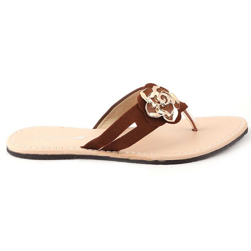 Women's Slipper (606) - Brown, Women, Slippers, Chase Value, Chase Value