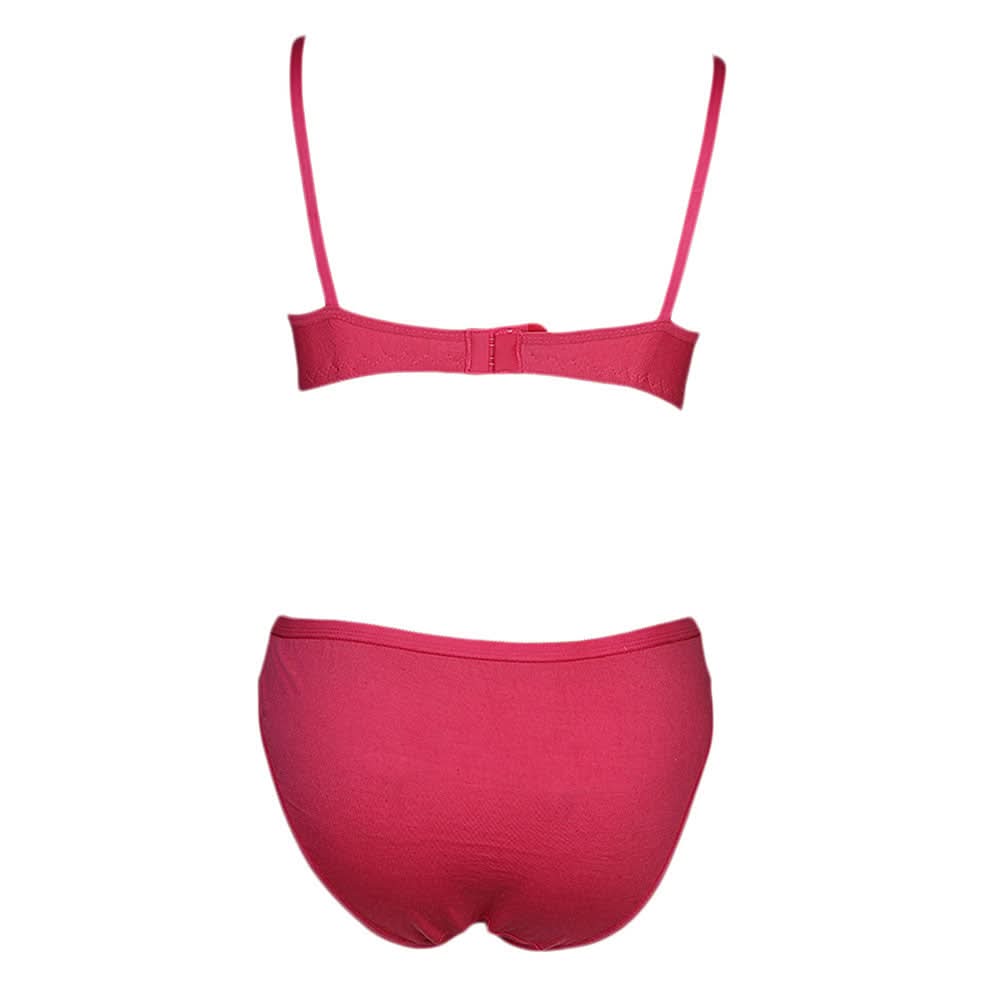 Women's Bra & Panty Set - T Pink, Women, Bra And Panty Sets, Chase Value, Chase Value