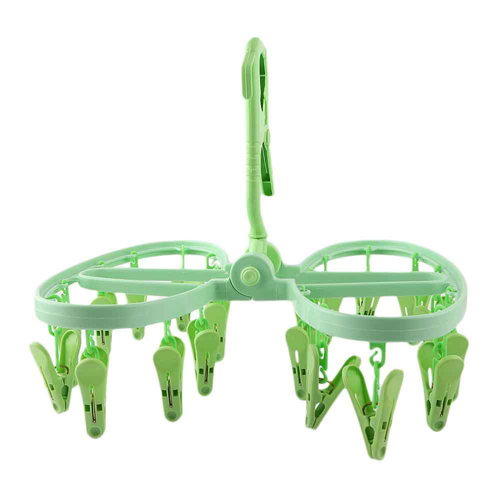 Hosiery Drying Hanger - Green, Newborn Baby Accessories, Chase Value, Chase Value