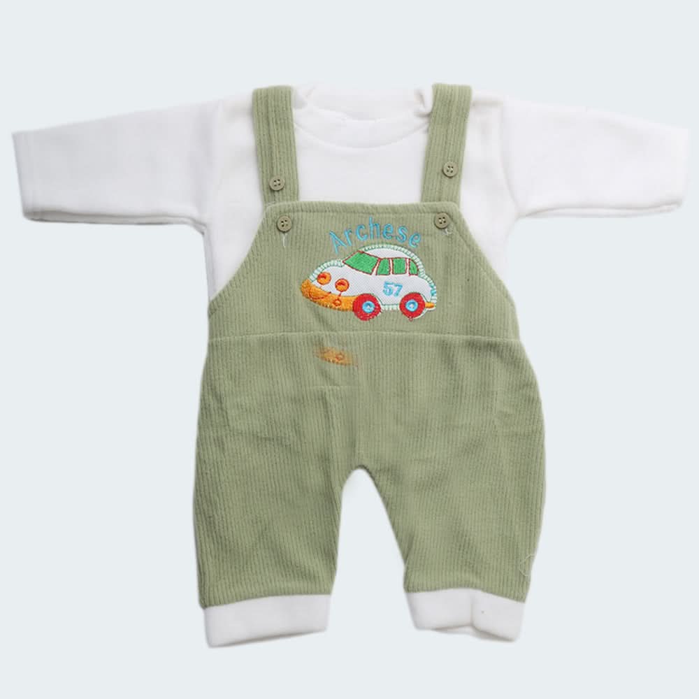 Newborn Boys Polar Romper - Green, Kids, NB Boys Rompers, Kids, NB Girls Rompers, Chase Value, Chase Value