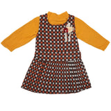 Girls 2Pc Frock - Mustard, Kids, Girls Frocks, Chase Value, Chase Value