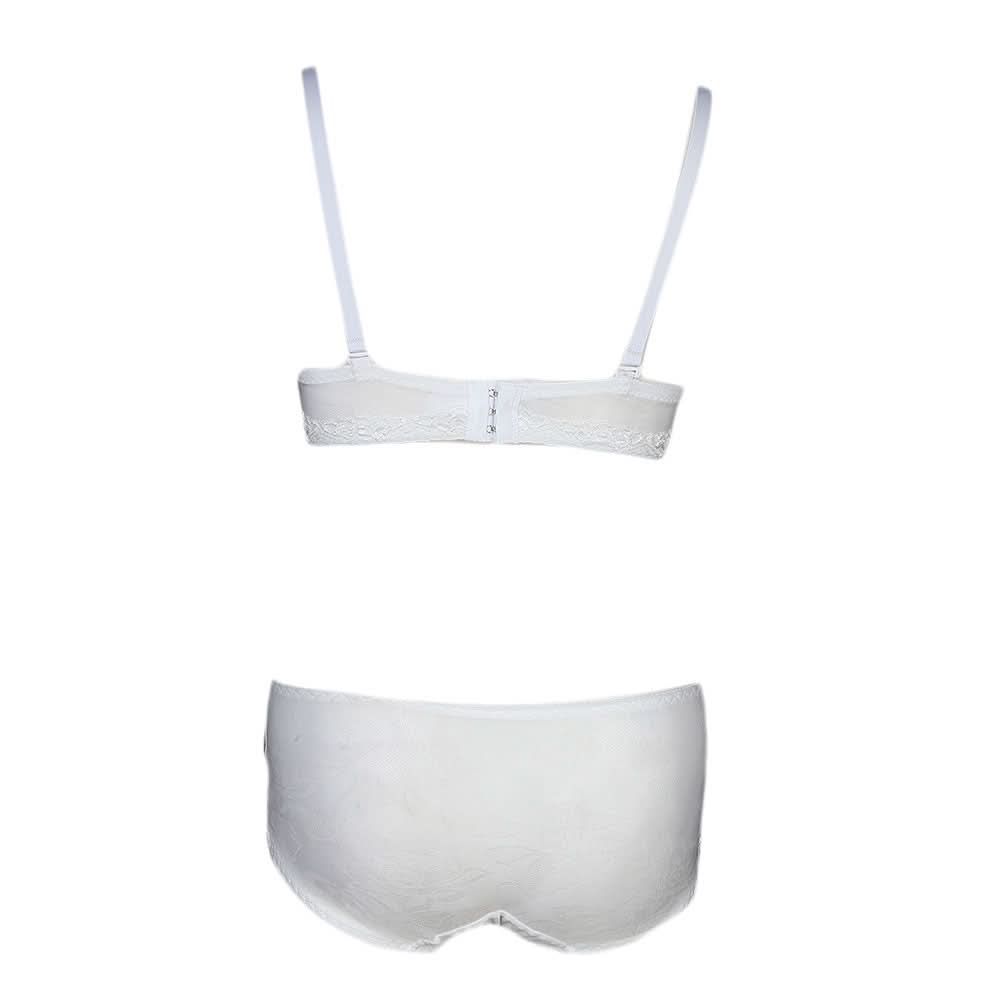 Women's Foam Bra & Panty Set - White, Women, Bra And Panty Sets, Chase Value, Chase Value