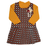 Girls 2Pc Frock - Mustard, Kids, Girls Frocks, Chase Value, Chase Value