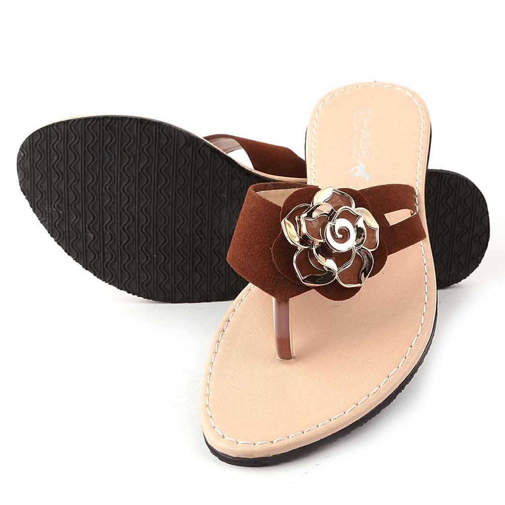Women's Slipper (606) - Brown, Women, Slippers, Chase Value, Chase Value