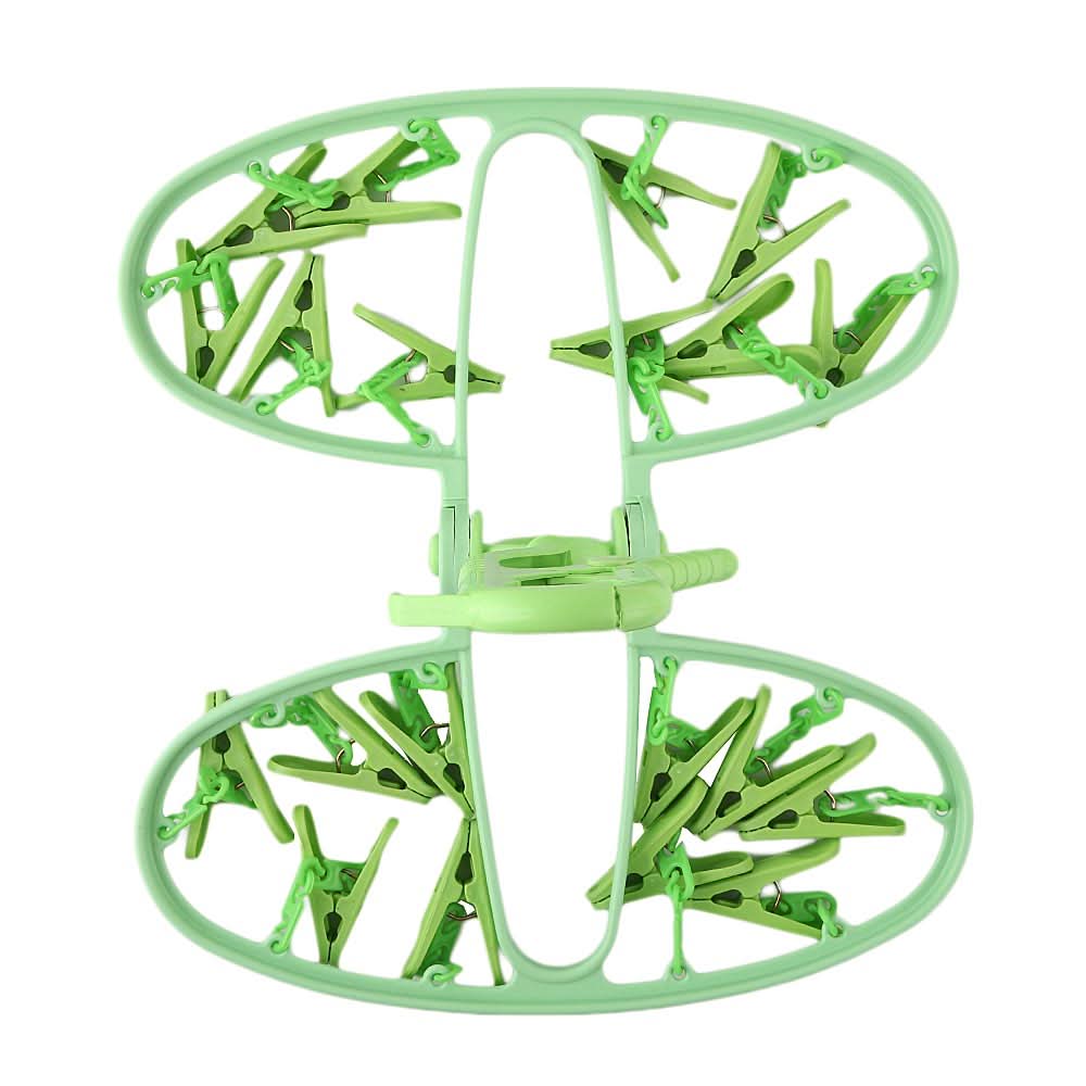 Hosiery Drying Hanger - Green, Newborn Baby Accessories, Chase Value, Chase Value