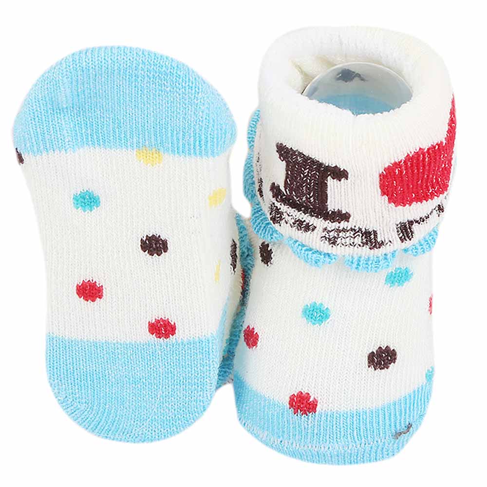 Newborn Booties - Blue, Kids, NB Shoes And Socks, Chase Value, Chase Value