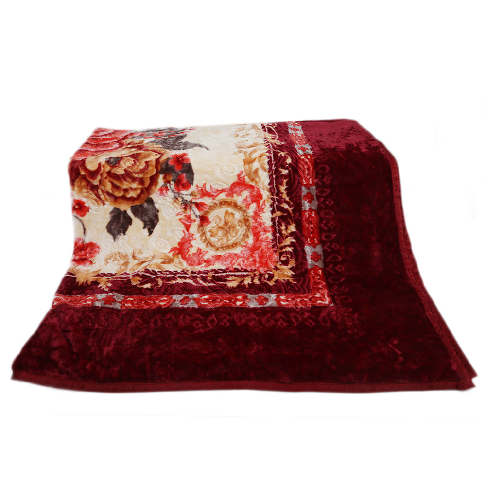 Double Bed Blanket Durex 2 Ply - Dark Purple, Home & Lifestyle, Blanket, Durex, Chase Value