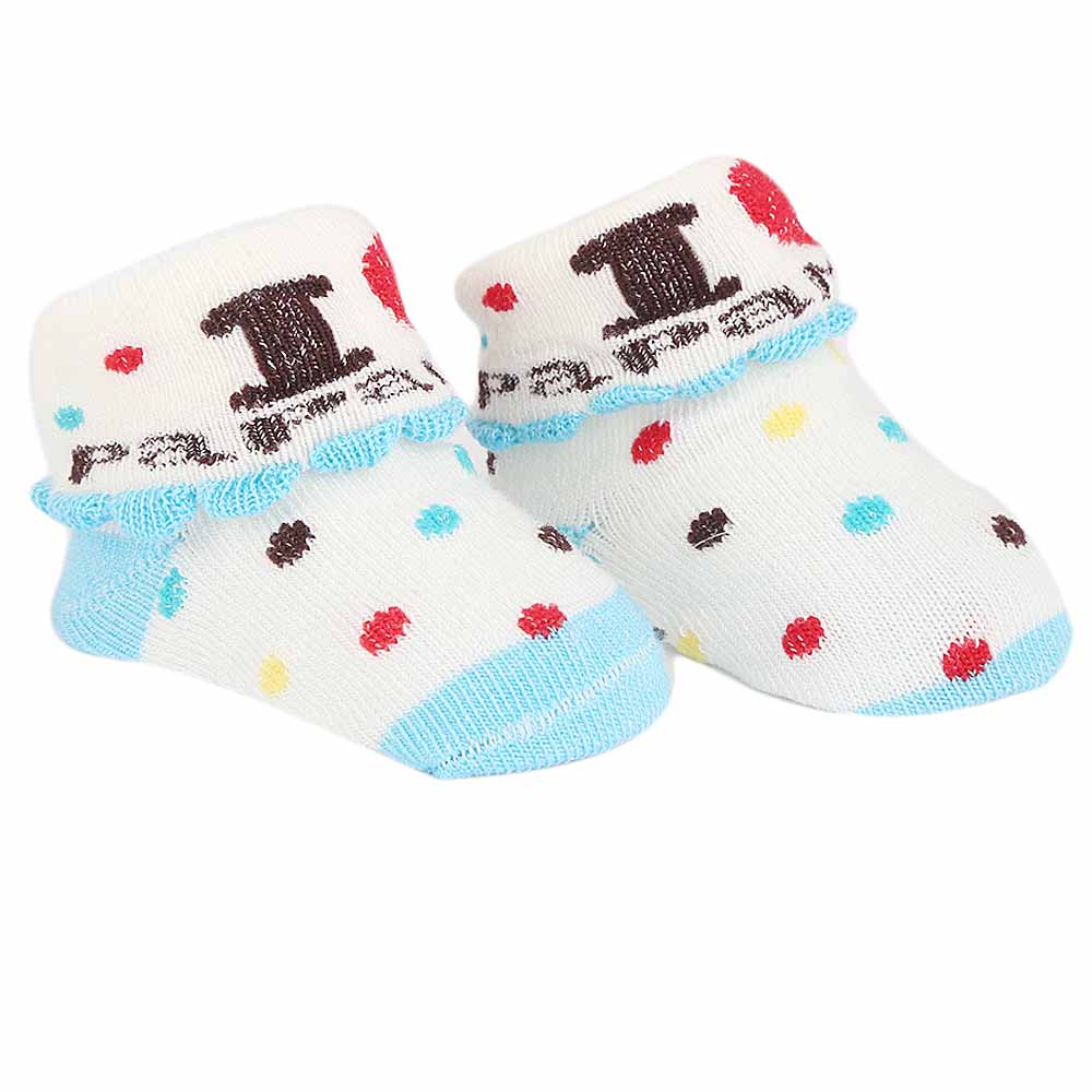 Newborn Booties - Blue, Kids, NB Shoes And Socks, Chase Value, Chase Value