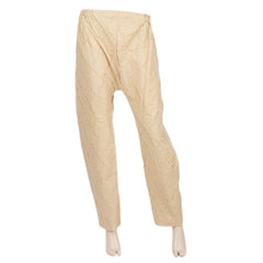 Women's Full Embroidered Trouser - Beige, Women, Pants & Tights, Chase Value, Chase Value