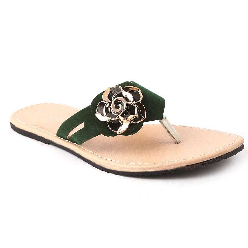 Women's Slipper (606) - Green, Women, Slippers, Chase Value, Chase Value