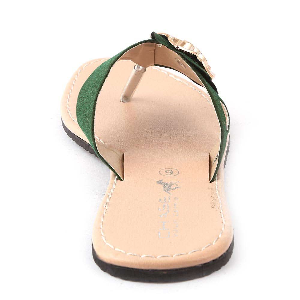 Women's Slipper (606) - Green, Women, Slippers, Chase Value, Chase Value