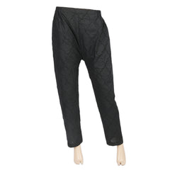 Women's Full Embroidered Trouser - Black, Women, Pants & Tights, Chase Value, Chase Value