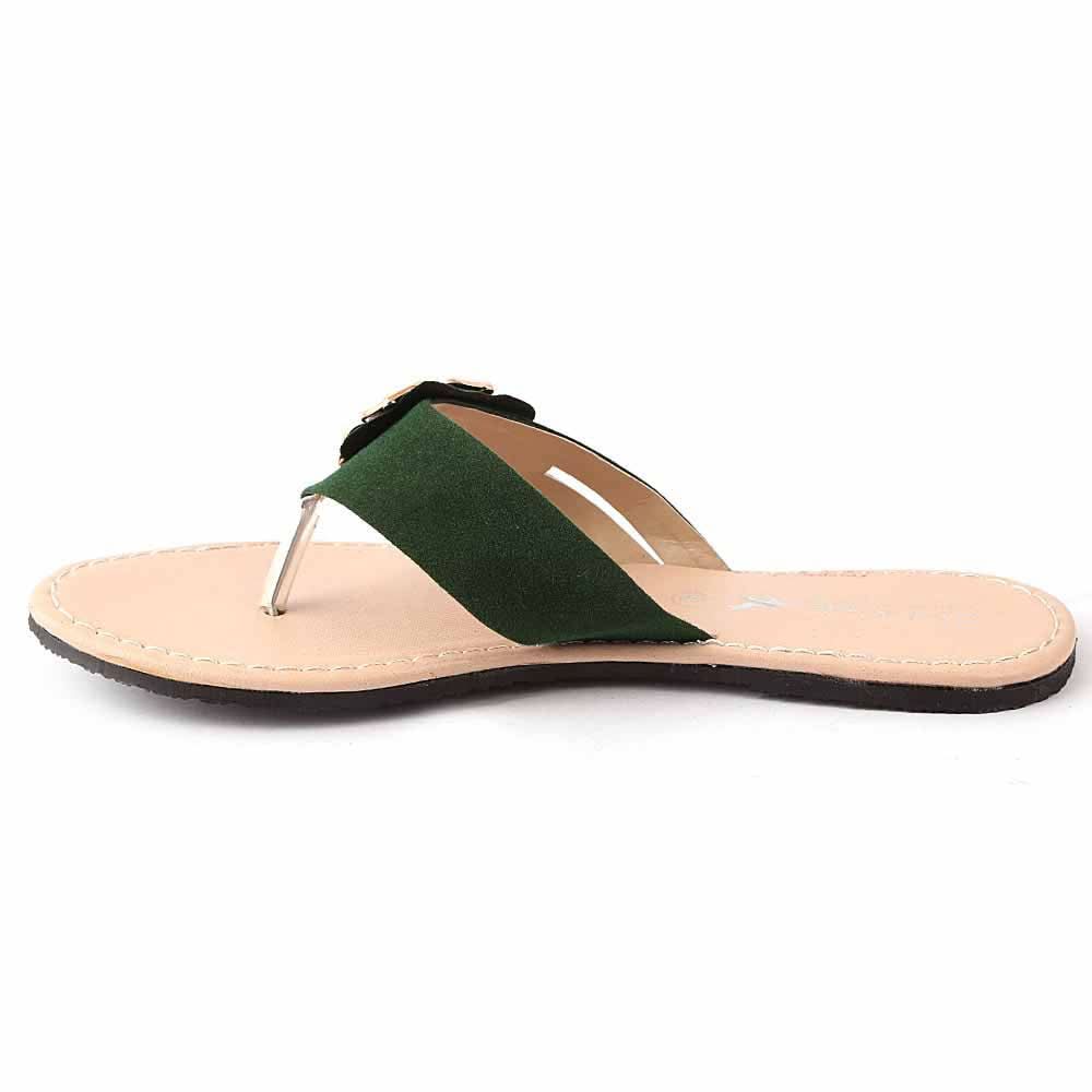Women's Slipper (606) - Green, Women, Slippers, Chase Value, Chase Value