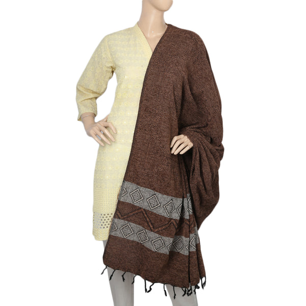 Women's Velvet  Shawl - Brown, Women, Shawls And Scarves, Chase Value, Chase Value