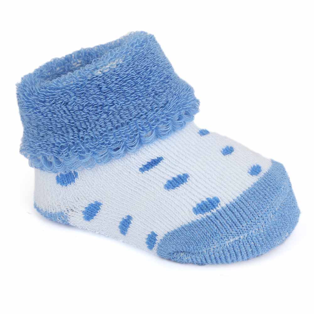 Newborn Booties - Royal Blue, Kids, NB Shoes And Socks, Chase Value, Chase Value