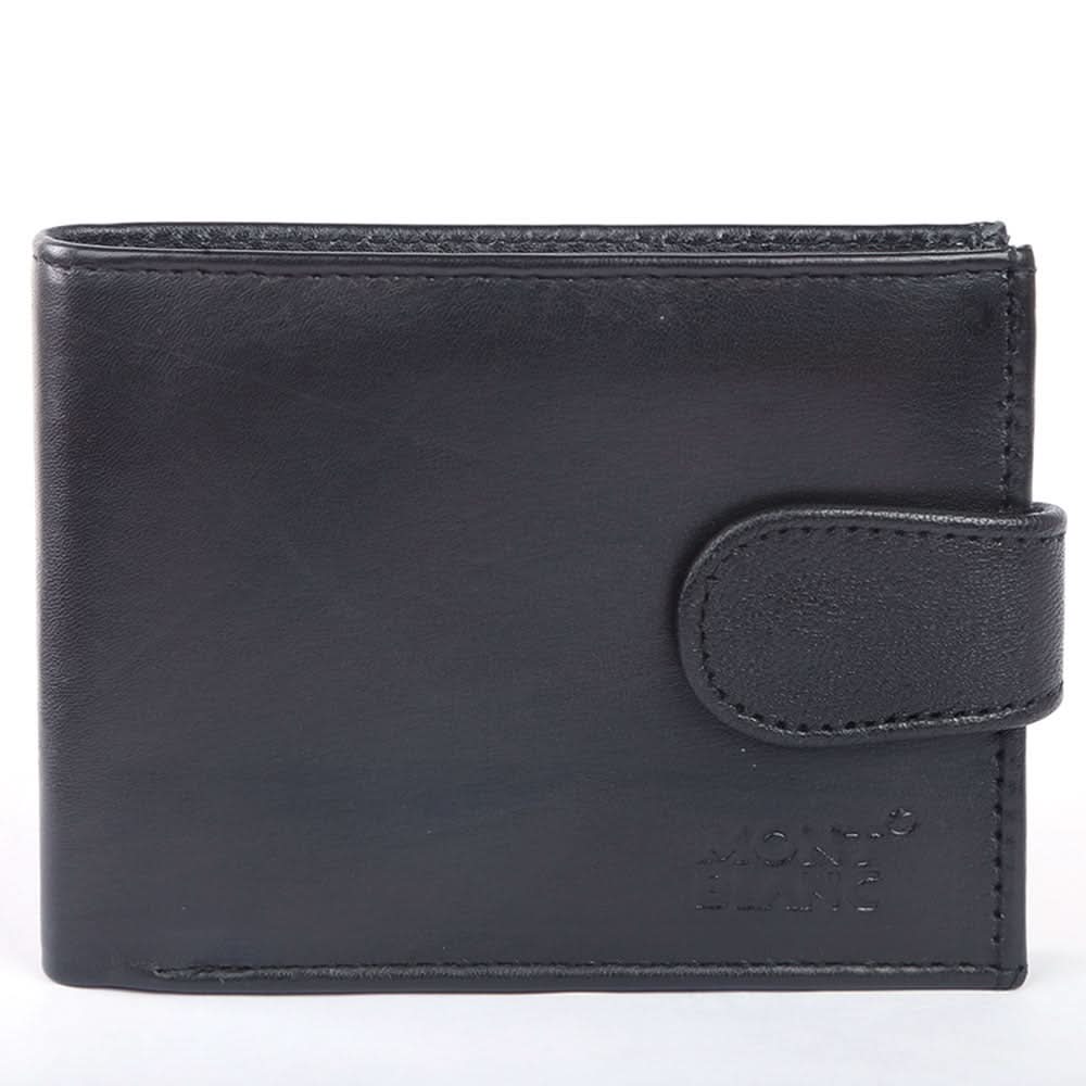 Men's Leather Wallets W-CV-02 - Black, Men, Wallets, Chase Value, Chase Value