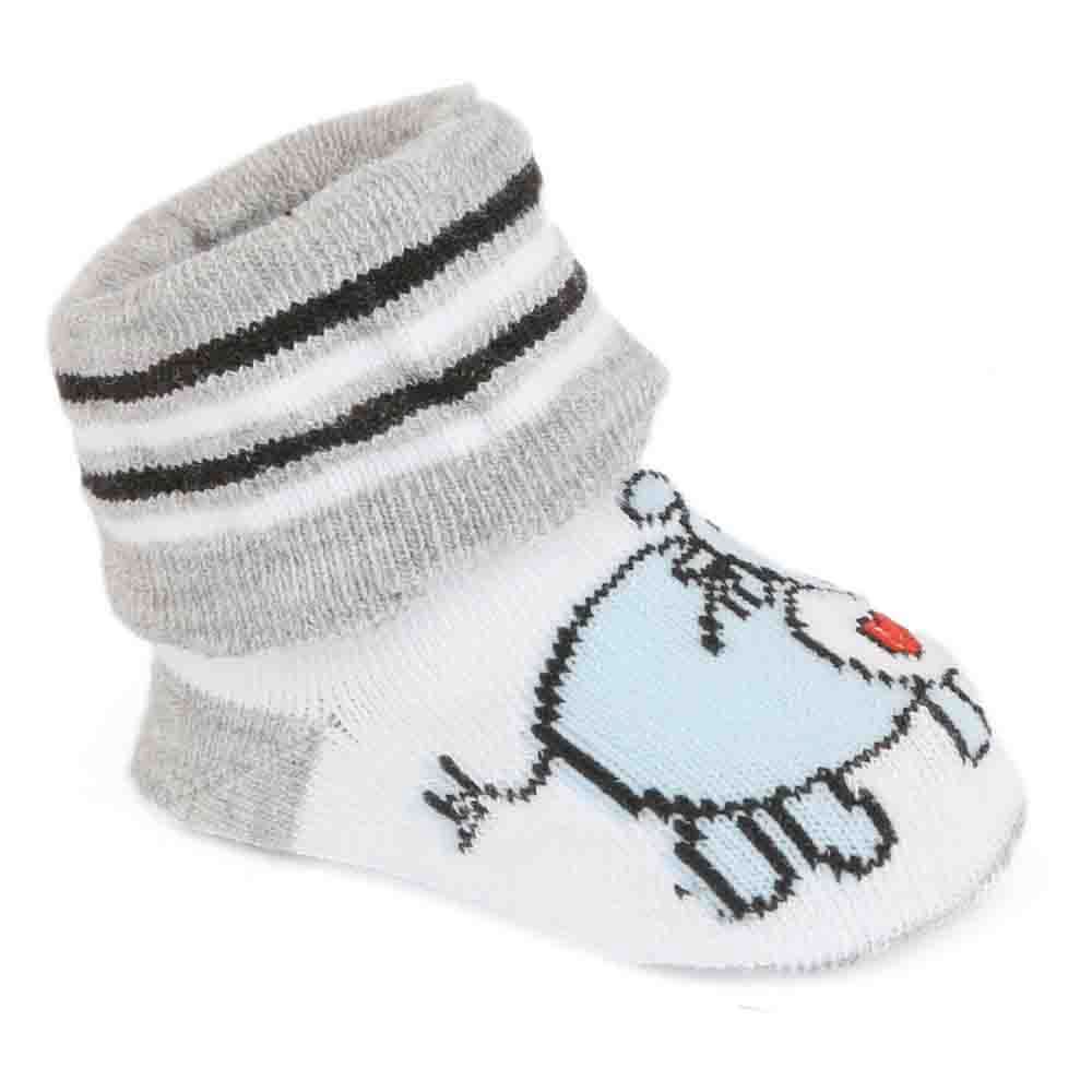 Newborn Booties - Grey, Kids, NB Shoes And Socks, Chase Value, Chase Value