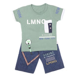 Boys Half Sleeves Short Suit 20-22 31893 - Green, Kids, Boys Sets And Suits, Chase Value, Chase Value