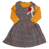 Girls 2Pc Frock - Mustard, Kids, Girls Frocks, Chase Value, Chase Value