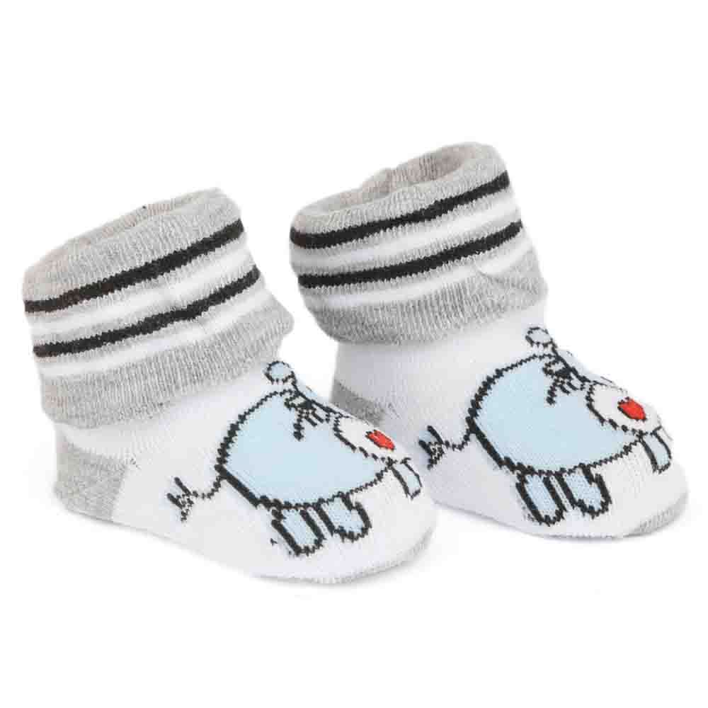 Newborn Booties - Grey, Kids, NB Shoes And Socks, Chase Value, Chase Value