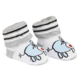 Newborn Booties - Grey, Kids, NB Shoes And Socks, Chase Value, Chase Value