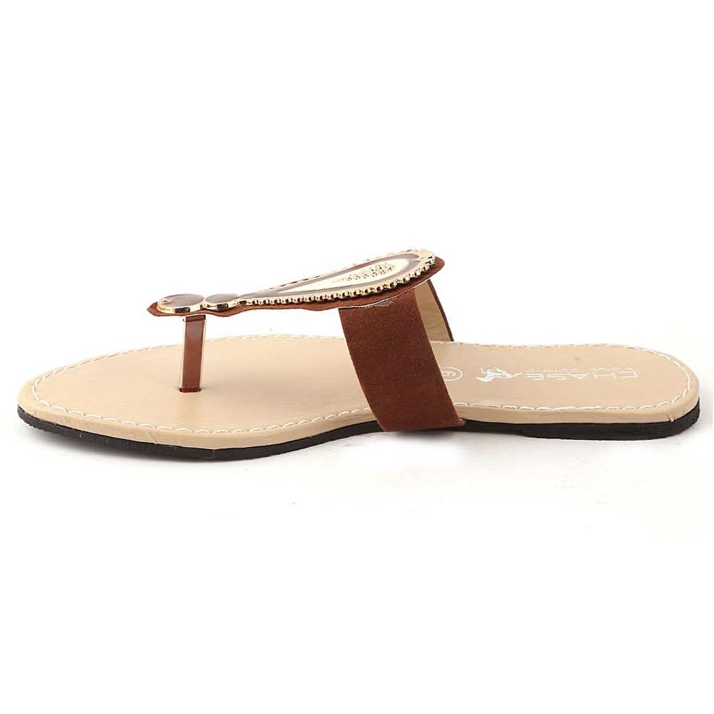 Women's Slipper (611) - Brown, Women, Slippers, Chase Value, Chase Value