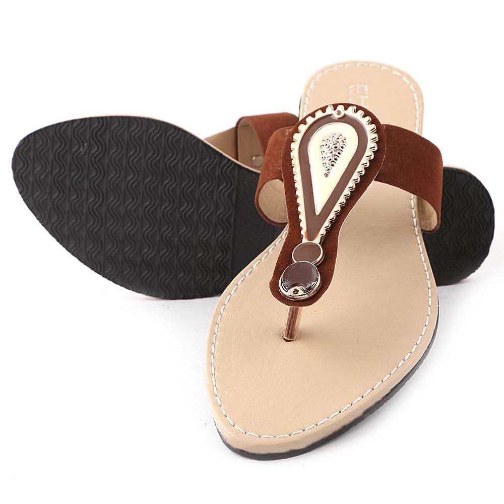 Women's Slipper (611) - Brown, Women, Slippers, Chase Value, Chase Value