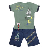 Boys Half Sleeves Short Suit - Green, Kids, Boys Sets And Suits, Chase Value, Chase Value