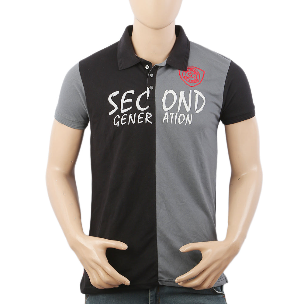 Men's Half Sleeves Polo T-Shirt - Grey, Men's T-Shirts & Polos, Chase Value, Chase Value