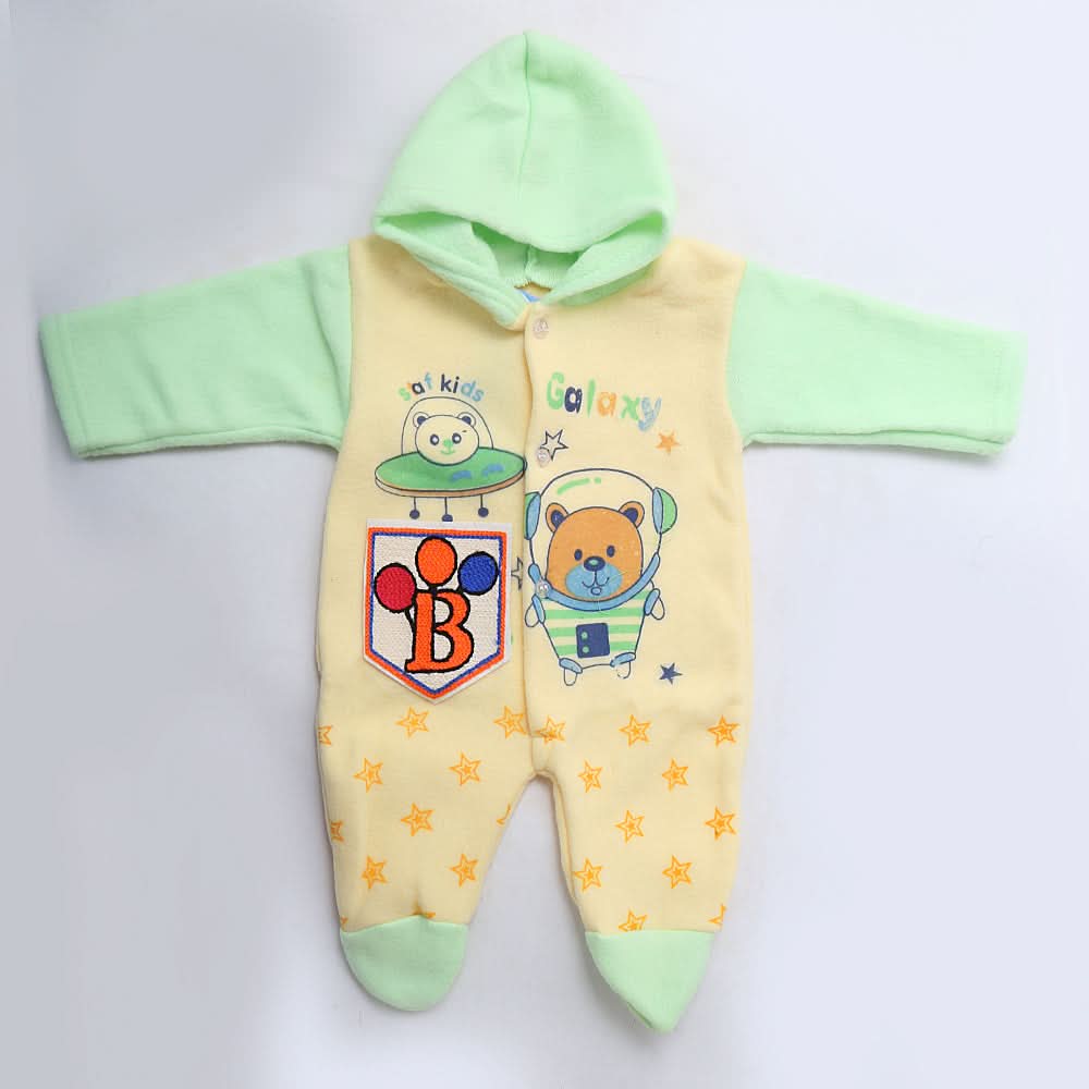 Newborn Boys Polar Romper - Green, Kids, NB Boys Rompers, Kids, NB Girls Rompers, Chase Value, Chase Value