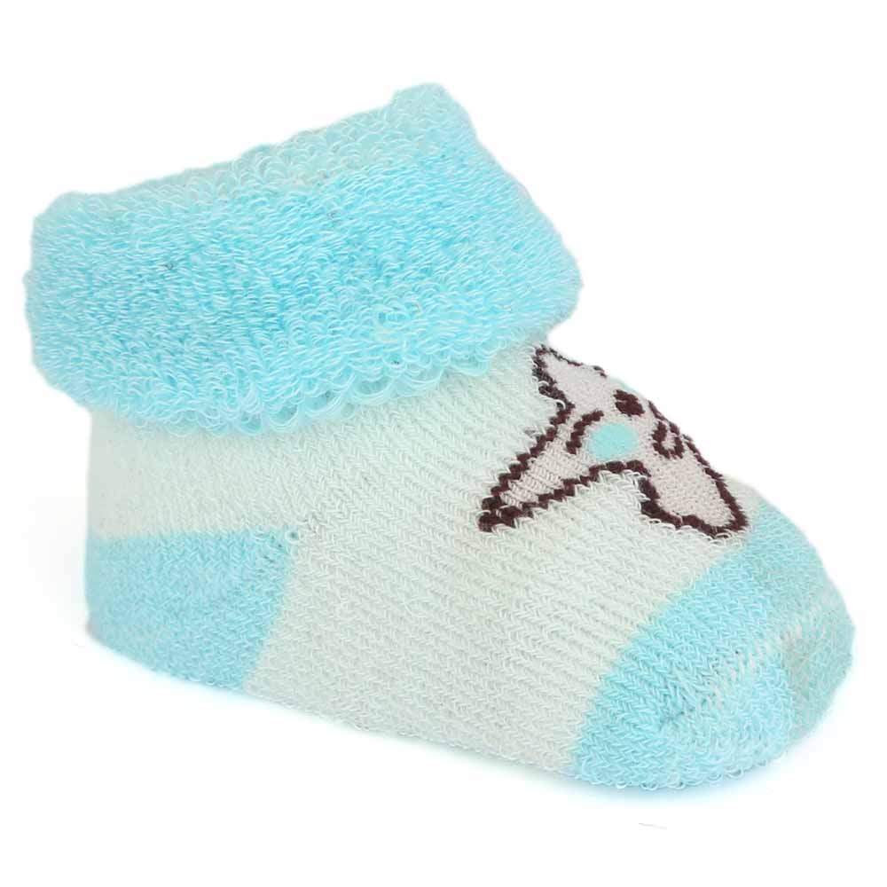Newborn Booties - Blue, Kids, NB Shoes And Socks, Chase Value, Chase Value