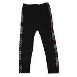Girls Plain Tight Side Tape - Black - B, Kids, Tights Leggings And Pajama, Chase Value, Chase Value